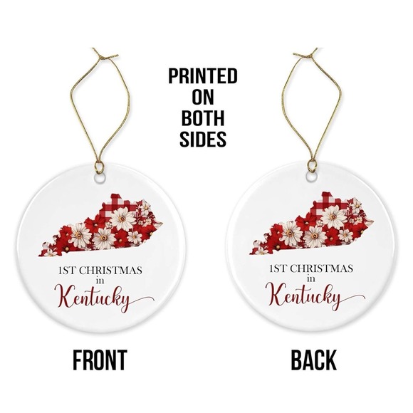 JohnPartners993 1st Christmas in Kentucky Ornament - Picture 2 of 2